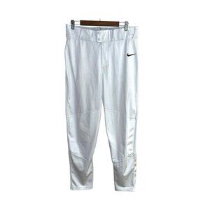 Nike White Stretch Waist Sports Athletic Baseball Pants Men’s Size Large